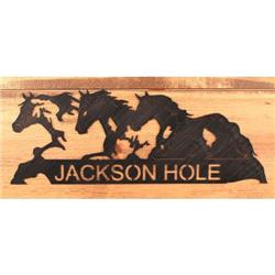Coast Lamp Manufacturer 15-r18g Iron Horses Personalized Sign