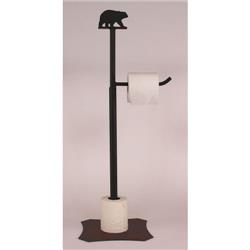 Coast Lamp Manufacturer 15-r24m Iron Bear Toilet Paper Stand - Burnt Sienna - 30 In.