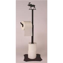 Coast Lamp Manufacturer 15-r25m Iron Moose Toilet Paper Stand - Burnt Sienna - 31.5 In.