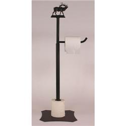 Coast Lamp Manufacturer 15-r26l Iron Elk Toilet Paper Stand - Burnt Sienna - 31.5 In.