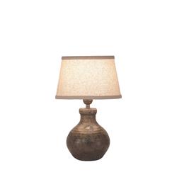 Coast Lamp Manufacturing 17-c25b Tarnished Cottage Mini Clay Accent Lamp