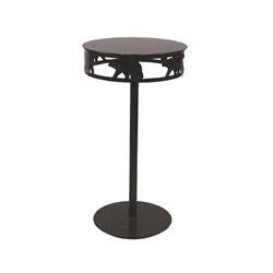 Coast Lamp Manufacturer 17-ra7a Iron Band Of Bears Drink Table
