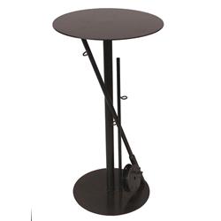 Coast Lamp Manufacturer 17-ra7b Iron Fishing Pole Drink Table