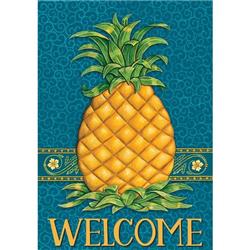 3119fl Pineapple Welcome Double Sided House Flag