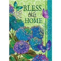 3621fl Bless This Home Double Sided House Flag