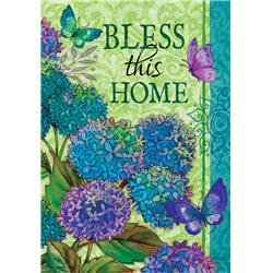 3621fm Bless This Home Double Sided Garden Flag