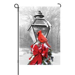 3875fm 12 X 18 In. Cardinal Lamp Post Garden Polyester Flag