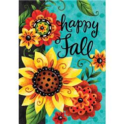 4101fm 12 X 18 In. Whimsy Flowers Double Sided Garden Flag