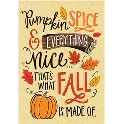 4107fl 28 X 40 In. Pumpkin Spice Fall Double Sided House Flag