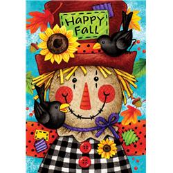 4108fl 28 X 40 In. Scarecrow Porch Double Sided House Flag