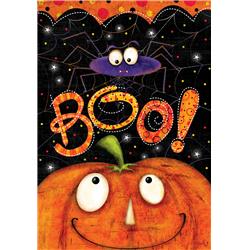 4114fl 28 X 40 In. Boo Spider Double Sided House Flag