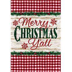 4131fl 28 X 40 In. Christmas Y-all Double Sided House Flag