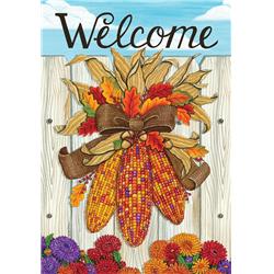 4133fl 28 X 40 In. Indian Corn Thanksgiving Double Sided House Flag