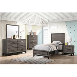 UPC 021032543907 product image for Coaster Furniture 212421T Watson Twin Size Panel Bed, Grey Oak | upcitemdb.com