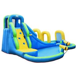 OP70401 Inflatable Water Slide Kids Bounce House with Water Cannons & Hose without Blower