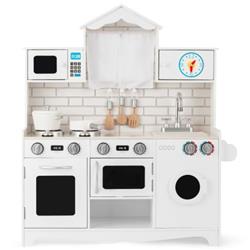 TY327902 Wooden Kids Kitchen with Washing Machine