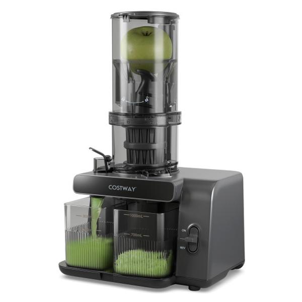 Picture of Costway ES10447US Cold Press Juicer with 5.3 in. Feed Chute High Juice Yield & Reverse Function