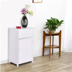 Storage Cabinet Bathroom Organizer, White