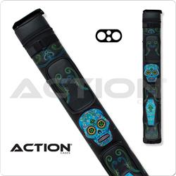Calc22a 2 Butts X 2 Shafts Stitch Action Hard Cue Case