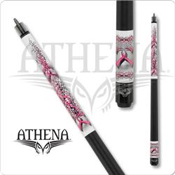 Ath42 17.0 17 Oz Athena Pink Barbed Hearts Pool Cue