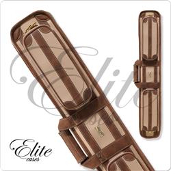 Ecvs48 Chestnut Elite Vintage Pool Cue Case With 4 Butts & 8 Shafts - Chestnut