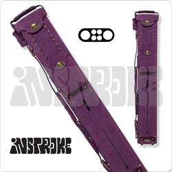 Isl24 Purple Instroke Limited 2 Butts & 4 Shafts Leather Case - Purple
