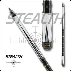 Sth35 19 19 Oz Stealth White With Chrome Points Pool Cue