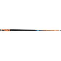 Act153 19 19 Oz Action Pool Cue - Burl Wood Overlay With Water Design