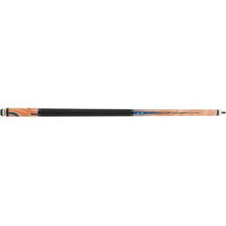 Act153 21 21 Oz Action Pool Cue - Burl Wood Overlay With Water Design
