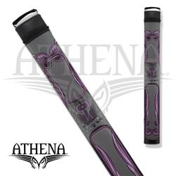 Athc13 2 Butts & 2 Shafts Athena Battle Axe Hard Case - Grey&#44; Black & Purple