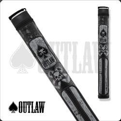 Olb22h Outlaw 2 Butt & 2 Shaft Har Case - Piston&#44; Black & Grey