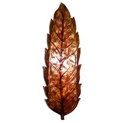 Esh167 Wall Leaf Large Brown