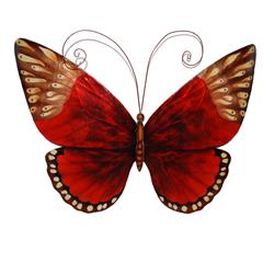 M2025 Butterfly Wall Decor, Red