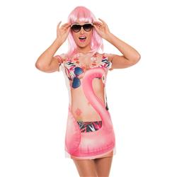 F139713-l Womens Flamingo Cover Up - Large
