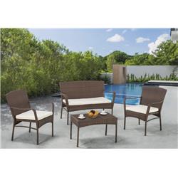 Cte1616set4 4 Piece Outdoor Garden Patio Furniture Set With Table