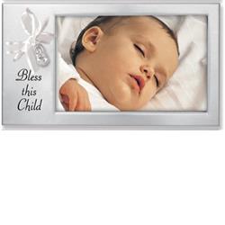 Rf101w 5 In. Bless This Child Baby Frame