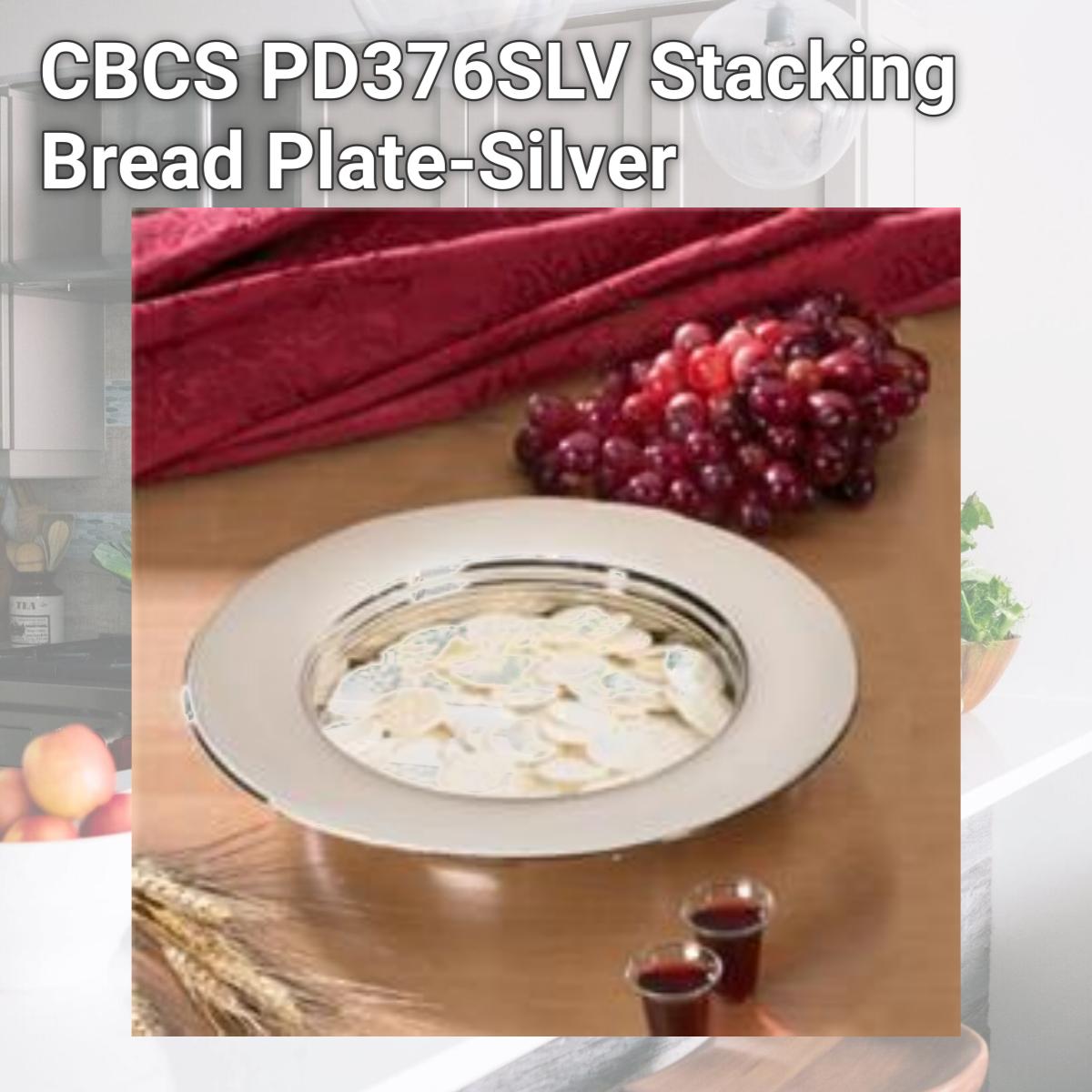 Picture of CBCS PD376SLV Stacking Bread Plate-Silver