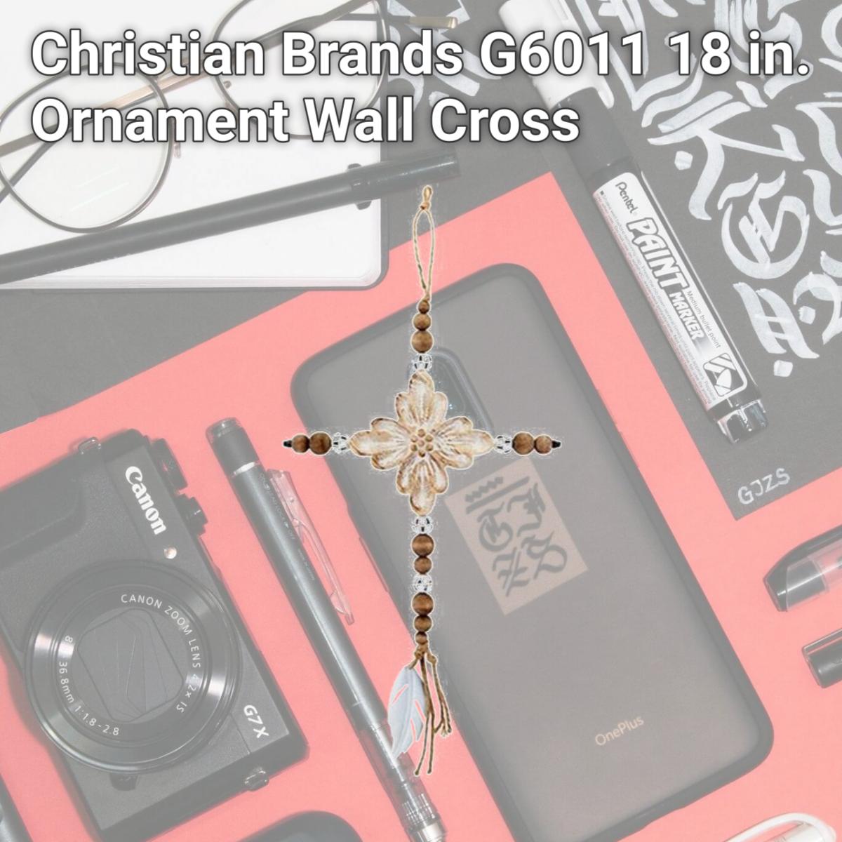 Picture of Christian Brands G6011 18 in. Ornament Wall Cross