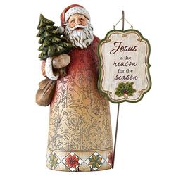 J5523 12.5 in. Avalon Gallery Joyful Santa Statue