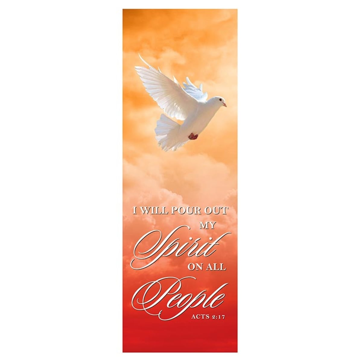P7137 2 x 6 ft. I Will Pour Out My Spirit on All People Banner