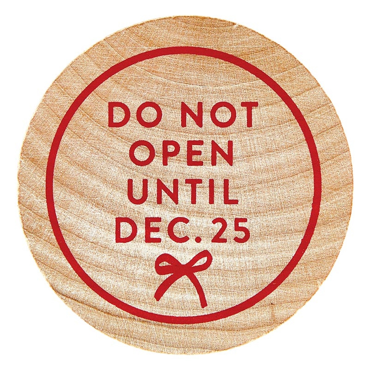 P6612 Wood Bottle Opener - Do Not Open