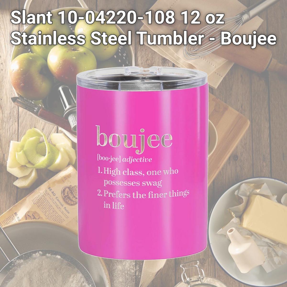 Picture of Slant 10-04220-108 12 oz Stainless Steel Tumbler - Boujee