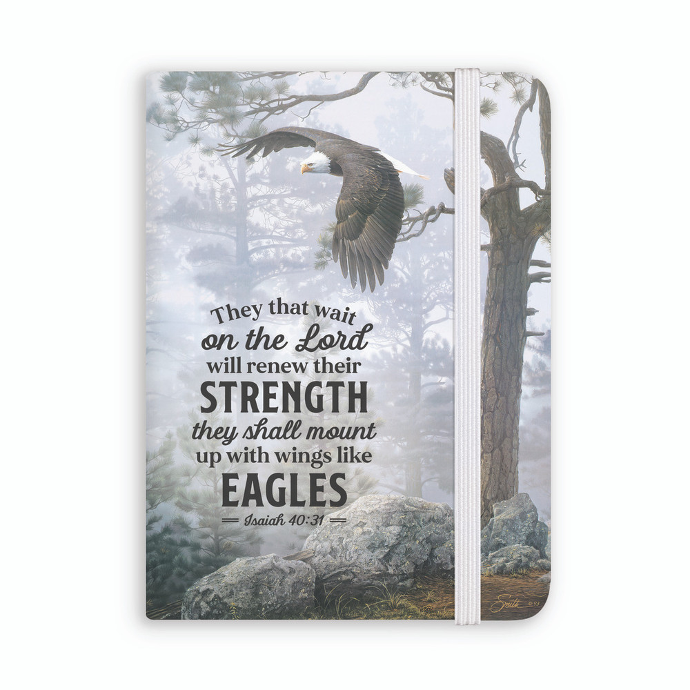 NOT0098 4.25 x 5.75 in. Notebook - They That Wait on the Lord