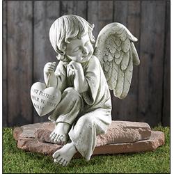 Pa042 Memorial Angel Garden Figurine