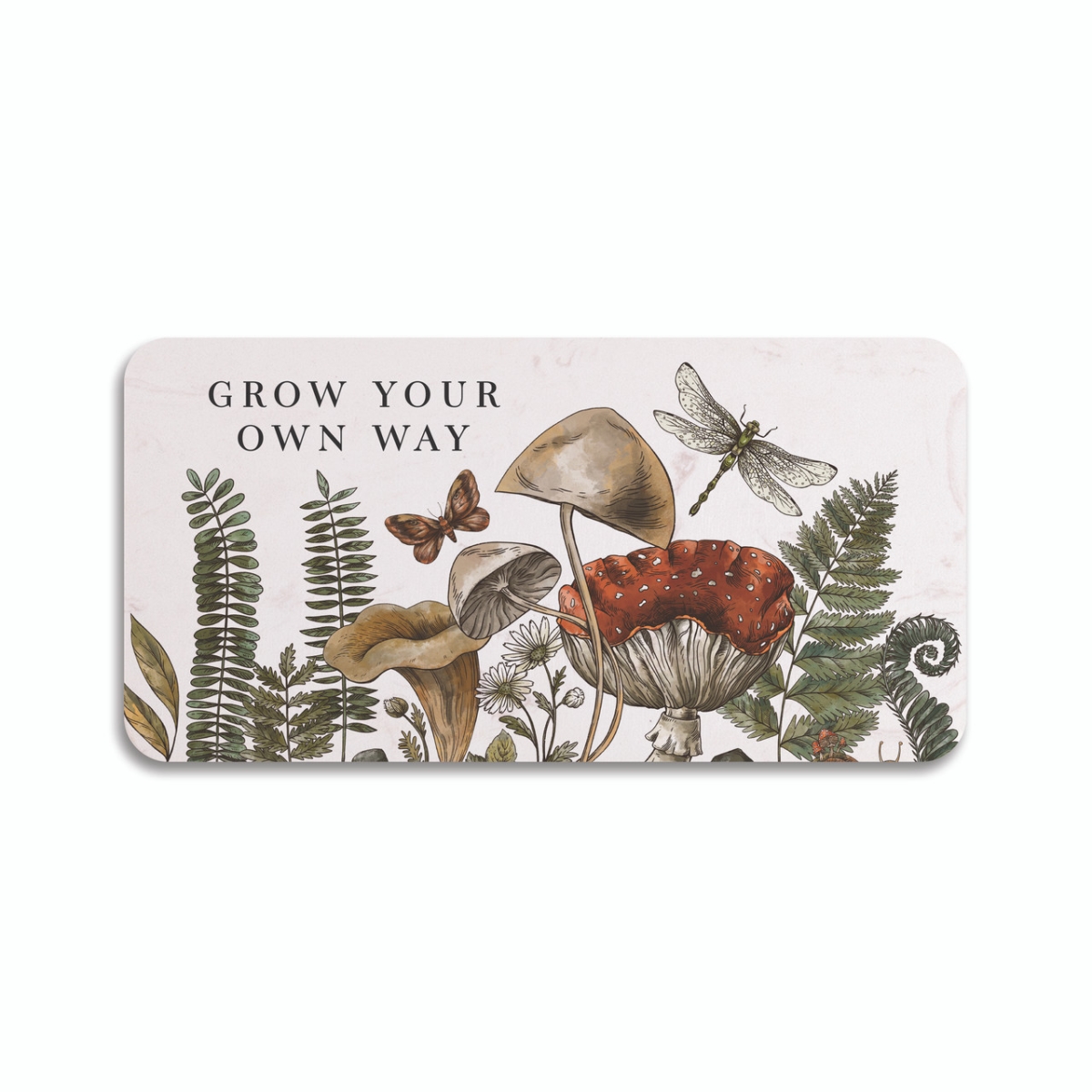 YSTN0018 8 x 4 in. Grown Your Own Way Garden Stone