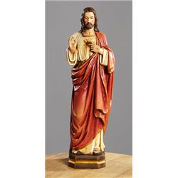 Wc006 12 In. Vg Sacred Heart Statue