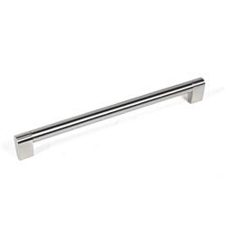 W0802-10 10.87 In. Stainless Steel With Brushed Nickel Kitchen Cabinet Handle