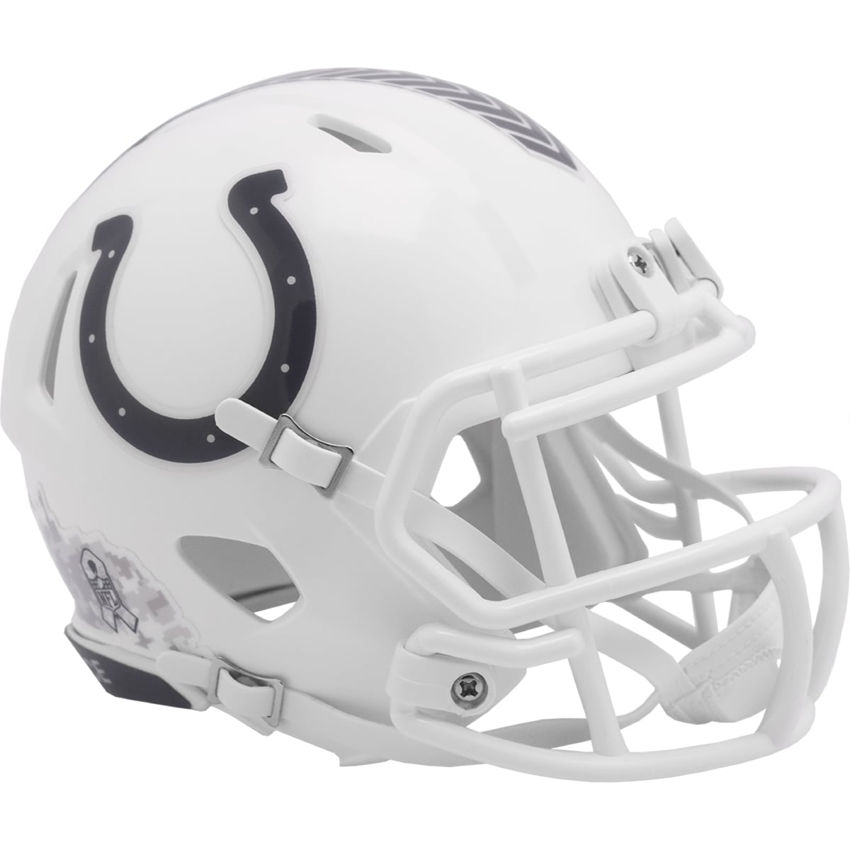 Creative Sports RD*COLTS - MR - 24STS - SPEED Indianapolis Colts 2024 Salute to Service Riddell Speed Mini Football Helmet