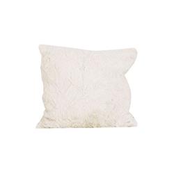 Rddp Cotton Designs Dot Faux Fur Decor Pillow, Raspberry