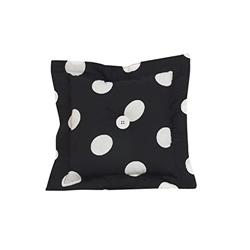 Bddp Big Black Dot Decor Pillow